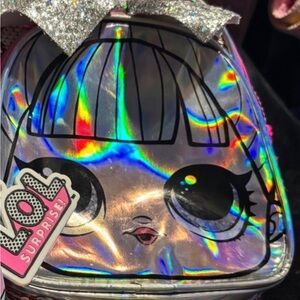 L.O.L. Surprise! Holographic Kids Bag with Silver Bow